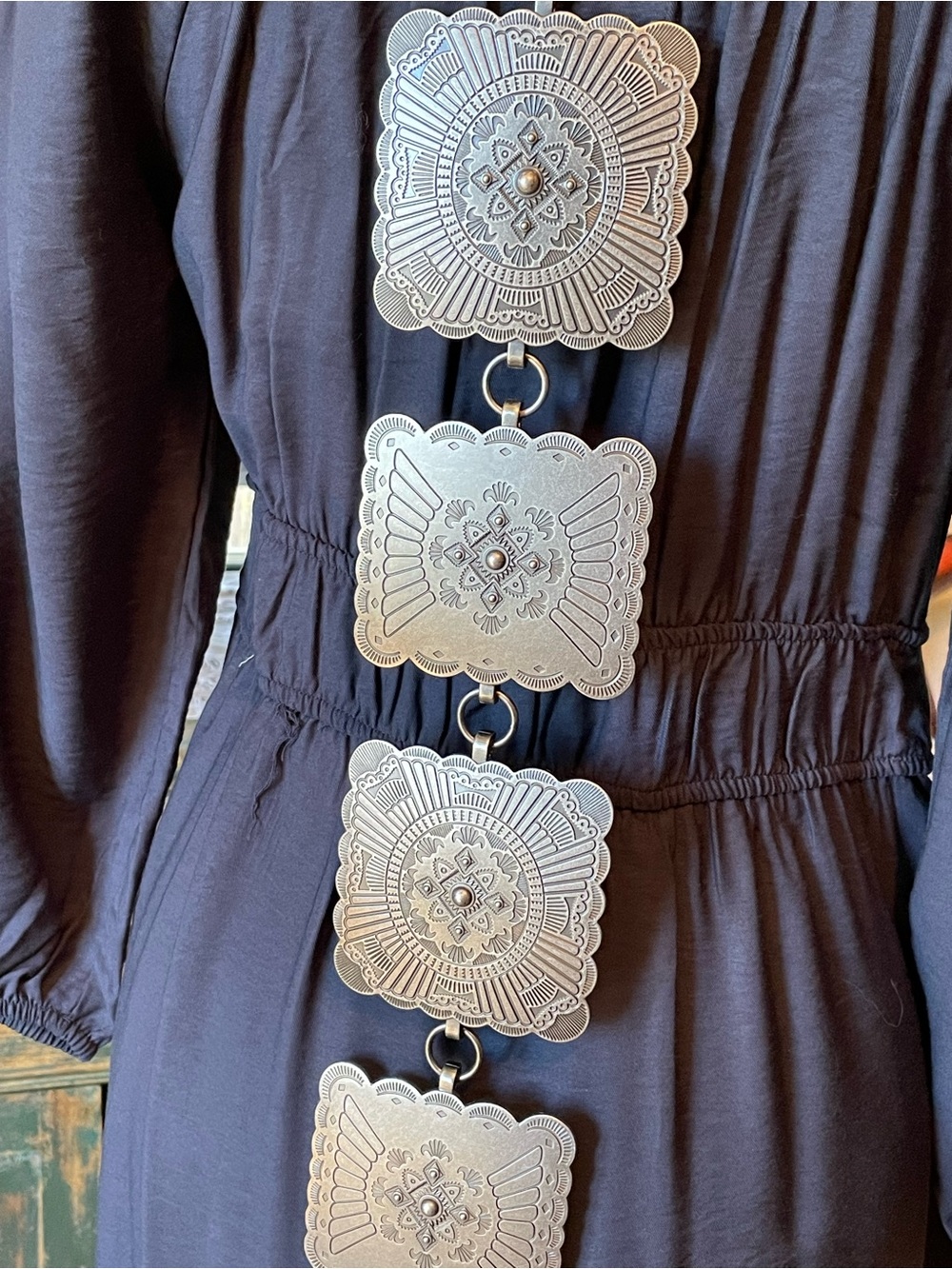 Angel Ranch Concho Link Belt - Picture 5 of 9